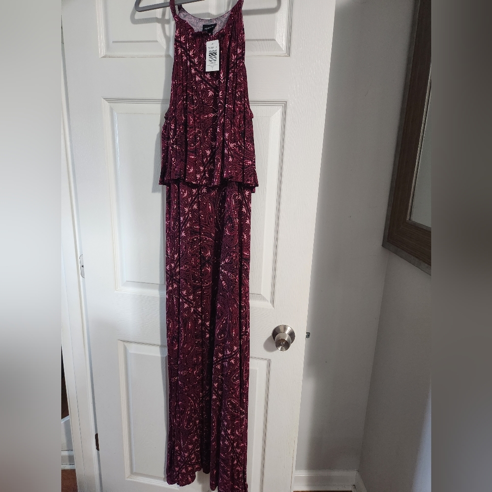 Paisley print dress